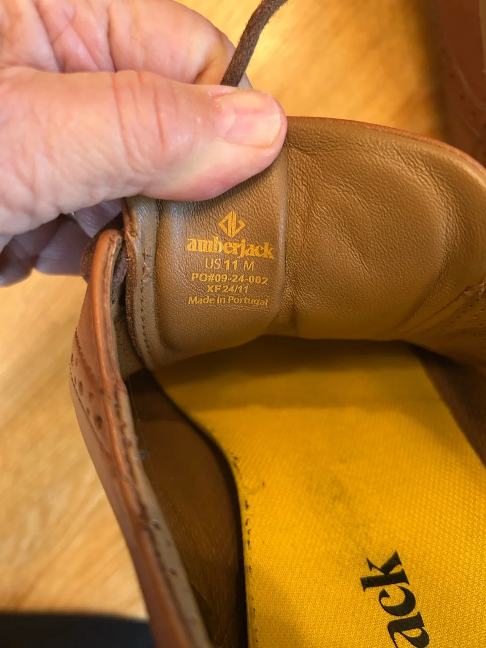 Amberjack Cap-Toe Brown Leather Oxford Shoes